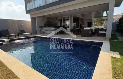Sobrado 3 suítes e piscina em condominio de alto padrão