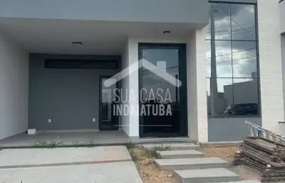 Casa térrea com ar condicionado e móveis planejados para locação