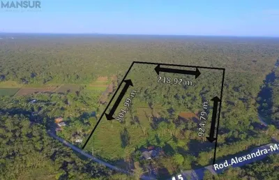 Área à venda, 186517 m² por r$ 2.500.000,00 - colonia maria luiza - paranaguá/pr