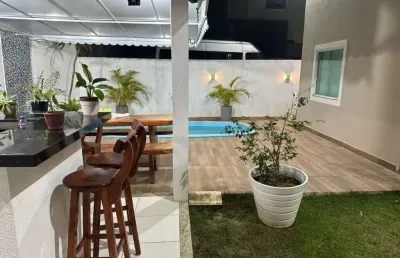 Casa em condomínio fechado com 4 quartos à venda na avenida professor theócrito batista, caji, lauro de freitas, 184 m2 por r$ 997.000