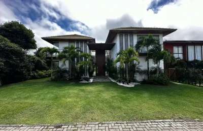 Casa em condomínio fechado com 5 quartos à venda na rua do sabiá, centro, mata de são joão, 360 m2 por r$ 2.900.000