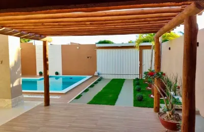 Casa em condomínio fechado com 3 quartos à venda na rodovia ba-099 - estrada do côco, barra do jacuípe, camaçari, 400 m2 por r$ 1.269.000