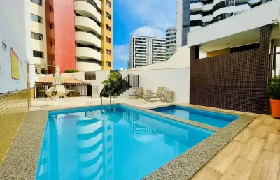 Apartamento com 3 quartos à venda na ed spazio catânia, alameda catânia, 151, itaigara, salvador, 90 m2 por r$ 850.000