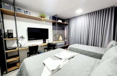 Apartamento com 1 quarto à venda na rua florianópolis, condomínio edf. barra conceit, barra, salvador, 22 m2 por r$ 440.000