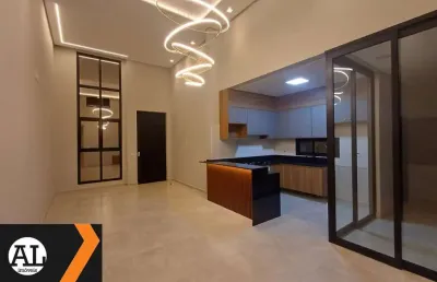 Ótima casa à venda no condomínio villagio wanel em sorocaba, fachada contemporânea que contempla em seus detalhes os seguintes acabamentos e piscina