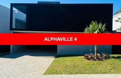 Casa para venda no alphaville nova esplanada 4 com piscina 4 suítes energia fotovoltaica design moderno