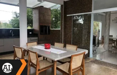 Excelente sobrado à venda no condomínio granja olga ii em sorocaba, localização privilegiada  são 4 suítes e piscina aquecida