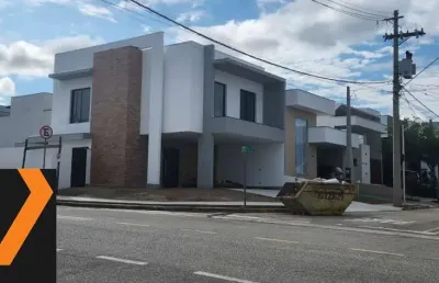 Ótima casa à venda e locação de esquina no condomínio terras de são francisco em sorocaba com 3 suítes uma com closet, 4 vagas de garagem, com 169 m2
