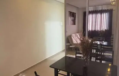 Apartamento à venda todo mobiliado no condomínio vida plena campolim com 48 m2 de área, 2 quartos, e todo planejado.