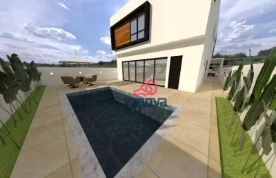 Casa com 4 dormitórios à venda, 285 m² por r$ 2.300.000,00 - jardim fazenda rincão - arujá/sp