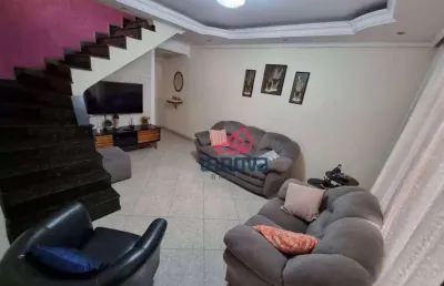 Sobrado com 3 dormitórios à venda, 219 m² por r$ 695.000,00 - vila carioca - guarulhos/sp
