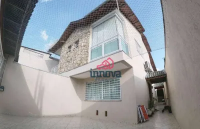Sobrado com 3 dormitórios à venda, 109 m² por r$ 750.000,00 - jardim bom clima - guarulhos/sp