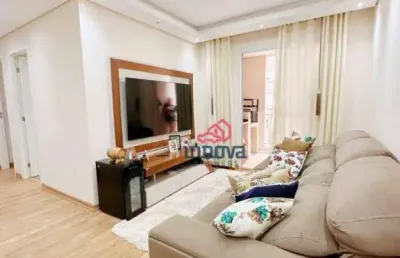 Apartamento com 3 dormitórios à venda, 77 m² por r$ 580.000,00 - jardim flor da montanha - guarulhos/sp