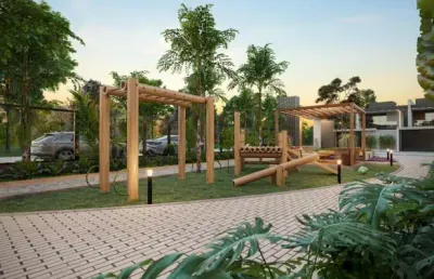 Casa 03 suítes á venda bossa nova residence em eusébio- ceará