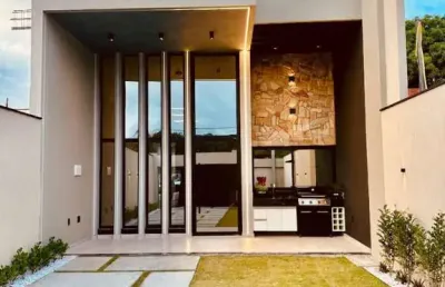 Casa com 04 suítes plana á venda malbec residence no eusébio- ceará