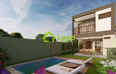 Casa duplex 03 quartos á venda alameda santa cecilia em eusébio- ceará