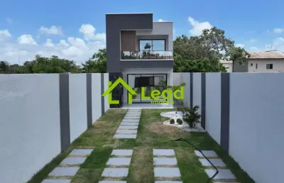 Casa duplex com 04 suítes e 05 vagas de garagem á venda no eusébio- ceará