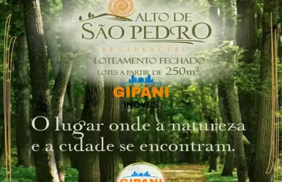 Lançamento excelentes lotes de terreno residencial alto de são pedro