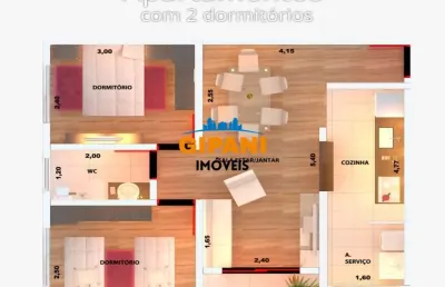 Ótimo apartamento 02 dormitórios construção nova em bairro cruzeiro do sul