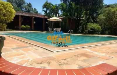 Chácara com 5 dormitórios à venda, 7486 m² por r$ 2.200.000,00 - condomínio vila roseira i - jaguariúna/sp