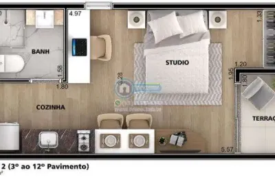 Studio de 25m² em jardim são paulo (zona norte) - sp: venda por r$270 mil