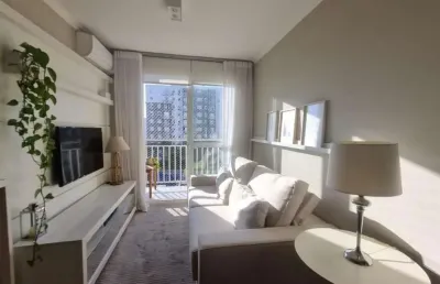 Lindo 2 dormitórios (1 suíte), churrasqueira, sacada e  1 vaga. infra completa