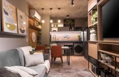 Apartamento duplex no bairro menino deus - cobertura 1d