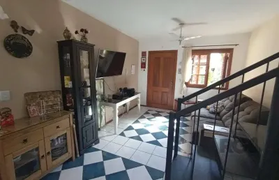 Casa em condomínio com 96m² e 3 dormitórios no bairro tristeza em porto alegre.