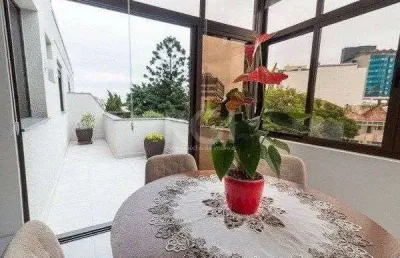 Cobertura no bairro higienópolis de 1 dormitório e vaga