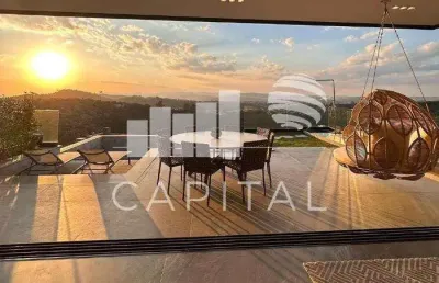 Casa de altissímo padrão a venda mobiliada no condomínio genesis i i