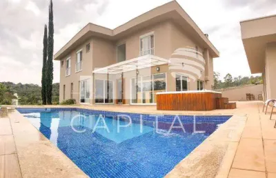 Venda casa em condomínio com 4 suítes - em embu das artes - 418 m²