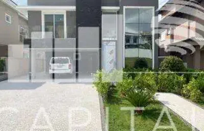 Casa nova à venda em condomínio em alphaville com 3 suítes - 325 m²