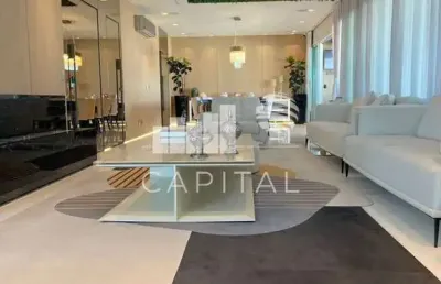 Apartamento de cobertura mobiliado à venda ou locação jardim anália franco com 4 suítes, 7 vagas, 466 m²