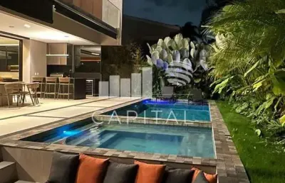 Vende-se bela casa mobiliada em alphaville nova e no residencial 1