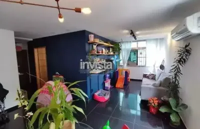 Apartamento com 2 quartos à venda no Embaré, Santos 