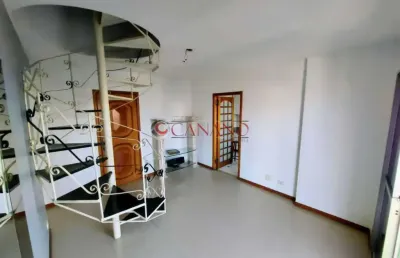 Cobertura com 3 quartos à venda na rua coração de maria, cachambi, rio de janeiro, 147 m2 por r$ 565.000