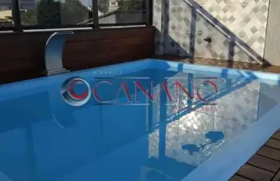Casa em condomínio fechado com 2 quartos à venda na rua carolina santos, méier, rio de janeiro, 180 m2 por r$ 600.000