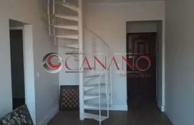 Cobertura com 2 quartos à venda na rua vítor meireles, riachuelo, rio de janeiro, 100 m2 por r$ 250.000