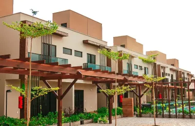Ref: ca009 - casa cond. fechado, cabedelo, ponta de campina, 3 quartos, 150m do mar