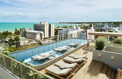 Ref: la105 - lançamento, flat à venda, joão pessoa, cabo branco, 1 quarto