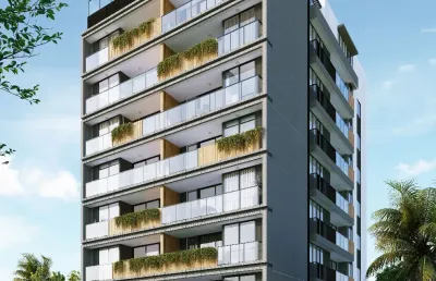 Ref: la107 - lançamento, apartamentos, cabedelo, camboinha, 2 e 3 quartos