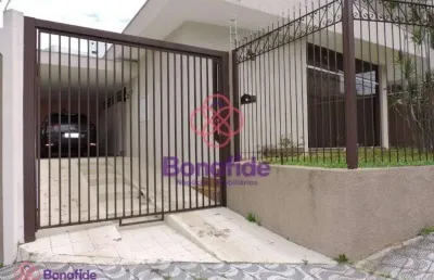 Casa residencial à venda, bela vista, jundiaí - ca0631.