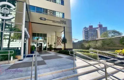 Sala comercial para locação no edifício helbor, localizada no bairro anhangabaú, em jundiaí/sp.