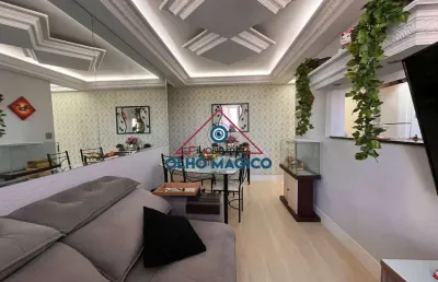 Lindo apartamento quitaúna - 2 dormitórios - mobiliado