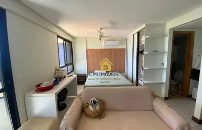 Excelente 1/4 varanda oval vista mar mobiliado 55 m² armação