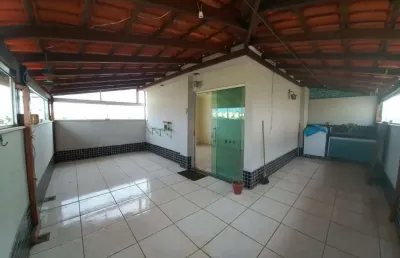 Cobertura com 2 quartos à venda na rua simeão, linda vista, contagem por r$ 380.000