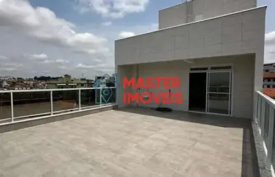 Cobertura com 3 quartos à venda na rua lucerna, santa cruz industrial, contagem por r$ 821.000