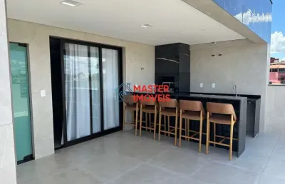 Cobertura com 3 quartos à venda na rua algarve, industrial, contagem por r$ 1.270.000
