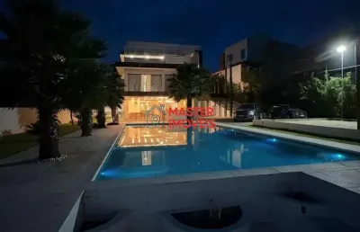 Casa em condomínio fechado com 5 quartos à venda na vinte e um, condomínios aldeias do lago, esmeraldas por r$ 4.500.000