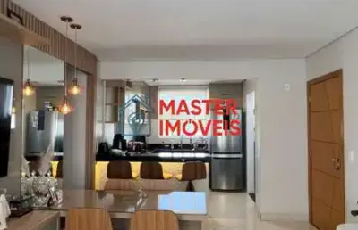 Apartamento com 2 quartos à venda na rua rio paranaguá, riacho das pedras, contagem por r$ 450.000
